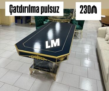 qonaq otaqi: Qonaq masası, Yeni, Açılmayan, MDF, Dördbucaq masa