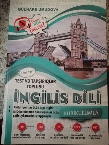 gulnare umudova ingilis dili kitabi pdf: İngilis dili Gülnarə Umudova test kitabı. Kitabın 1ci satış qiyməti 15