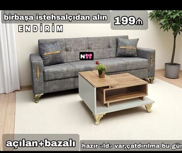 Satılır: *BİRBAŞA İSTEHSALDAN DİVAN* Qeyd:*Hazir əldə var*🤍 *ŞOK