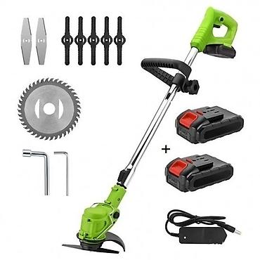 bastenski set mega maxi: 𝗔𝗸𝗰𝗶𝗷𝗮!!! ✅Cena 5490 𝐫𝐬𝐝 Akumulatorski trimer za travu — 1