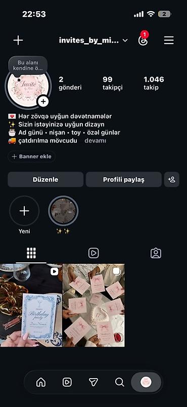 Dekorlar və bəzəklər: Invité by Mino – fərdi dəvətnamə dizaynı - Hər zövqə uyğun — 2