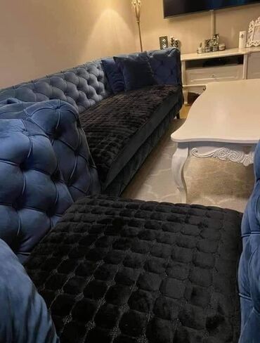 navlake za baštenske garniture: Anti-slip, For corner sofa, color - Black