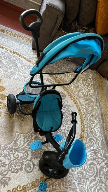трехколесный велосипед для взрослых в баку: Uşaq üçtəkərli velosipedi – parent control ilə - Rəng: mavi-qara -