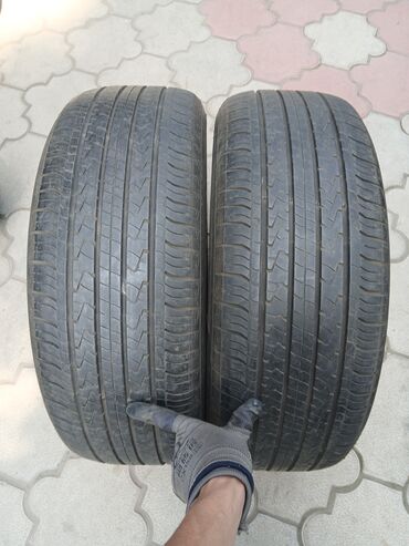 Шины: Шины 215 / 55 / R 17, Б/у, Пара, Легковые, Корея, Hankook