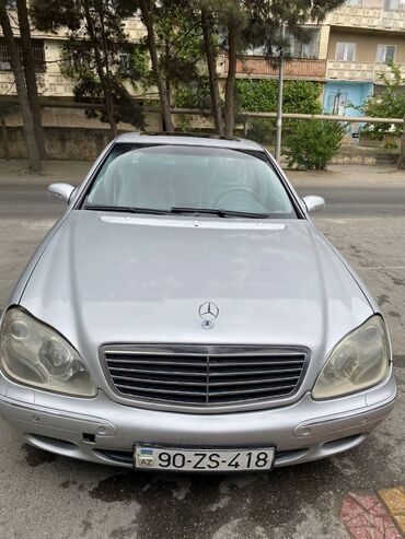 maşın oturacaqı: Mercedes-Benz S 320: 3.2 л | 2001 г. Седан