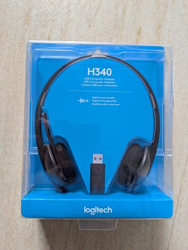 Наушники: Наушники Logitech H340. Новая в коробке. Не вскрывали. Брали за 2500