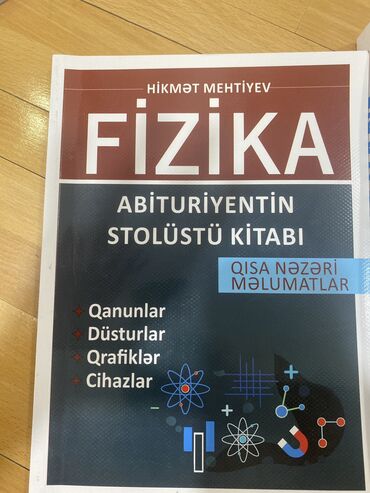 4 cu sinif riyaziyyat testleri ve cavablari: Tibb tələbəsinin kitabları olub.Fizika qayda kitabı