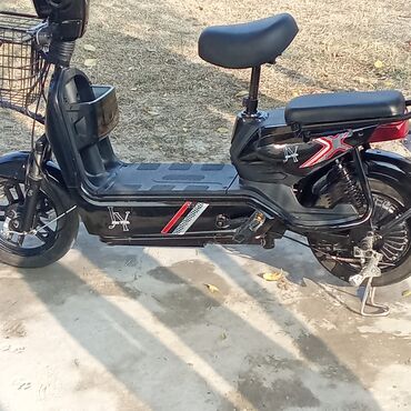 Elektrik velosipedlər: Elektrik velosipedi/scooter – “I-BIKE” panel göstəricili, qara rəng — 12