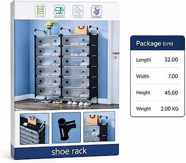 cipelarnik sa čivilukom: ✨ POLICA ZA OBUĆU SA 12 PREGRADA!✨ 👟 Praktično i moderno rešenje za — 2
