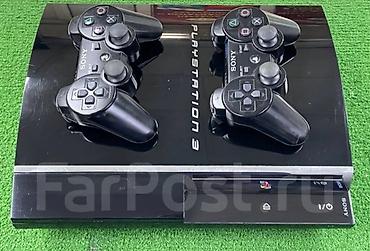 xbox wireless controller: Sony PlayStation 3 (Fat) с двумя беспроводными геймпадами DualShock 3 — 1