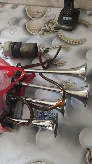 maşın maqintofon: 4 borulu pnevmatik siqnal dəsti - Növ: Avtomobil üçün hava siqnalı — 1