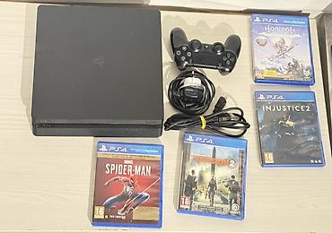 Срочно продам пску. Комплектация: - Консоль PS4 Slim - Беспроводной at lalafo.kg Срочно продам пску. Комплектация: - Консоль PS4 Slim - Беспроводной