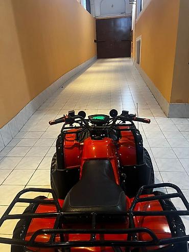 Kvadrosikllar: ATV kvadrosikl – qırmızı/qara rəng - Güclü ofroud təkərləri və — 2