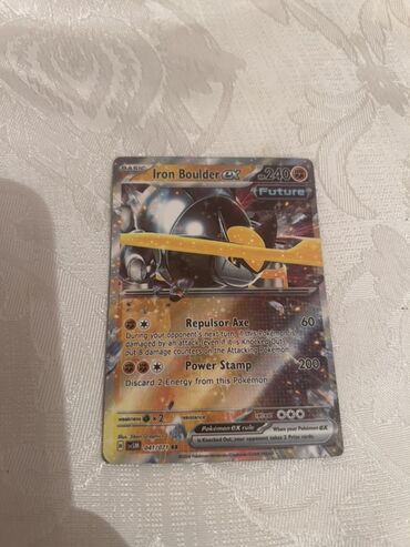 Kolleksiya kartları: Pokémon TCG kolleksiya kartı: Iron Boulder ex (Future) - Növ: Basic
