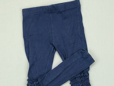 spodnie ocieplane dla dziewczynki: Legginsy dziecięce, 4-5 lat, 104/110, stan - Zadowalający
