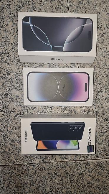 I phone apple qutular yaxsi veziyetdedi 14pro 128gb-25azn 16pro max