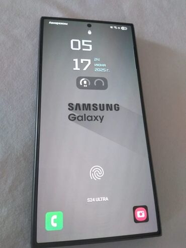 зарядка android: Samsung Galaxy S24 Ultra, 512 GB, rəng - Qara, Barmaq izi