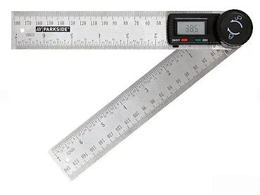 Ostali merni alati: Digitalni ugaoni lenjir Parkside - Metalni dvokraki lenjir sa — 2