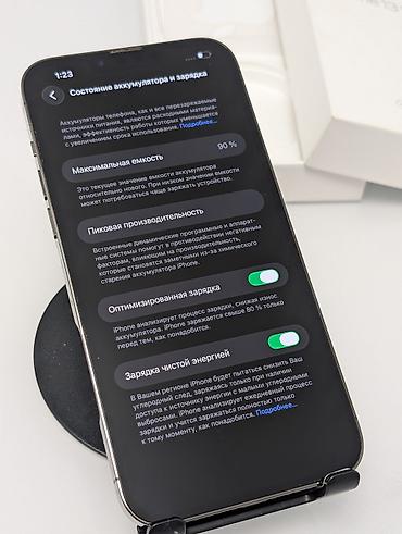 ipod pro: IPhone 13 Pro Max, Б/у, 128 ГБ, Графит, Коробка, 90 % — 9