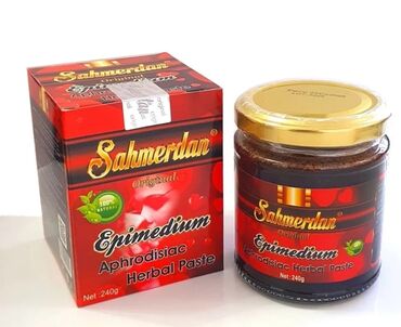Vitaminlər və BAƏ: Sahmerdan markasının orijinal Epimedium afrodizyak bitki pastası, 240