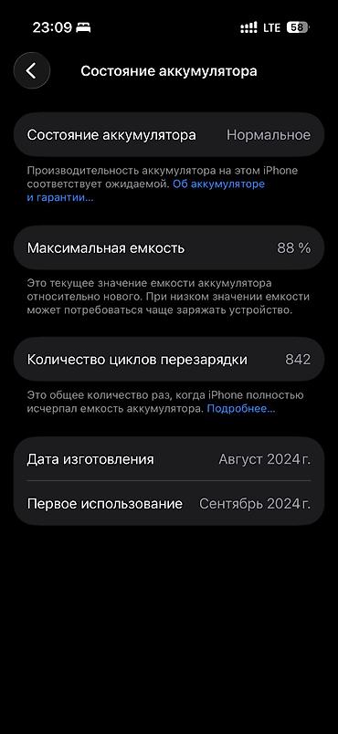 core: IPhone 16 Pro, Б/у, 256 ГБ, Matte Silver — 5
