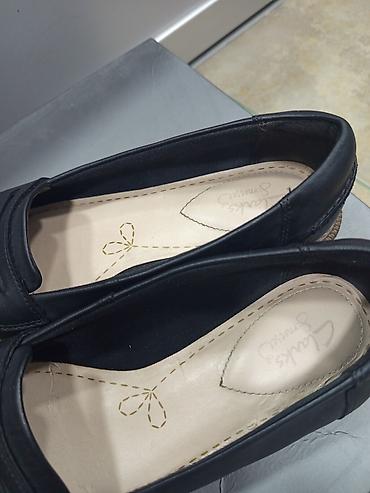 Мокасины и лоферы: Лоферы, 38, Clarks, Б/у, цвет - Черный, Самовывоз — 5