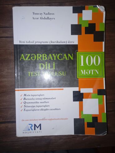 türkiyədə iş 2019: RM Azərbaycan dili Test toplusu + 100 mətn (2019)