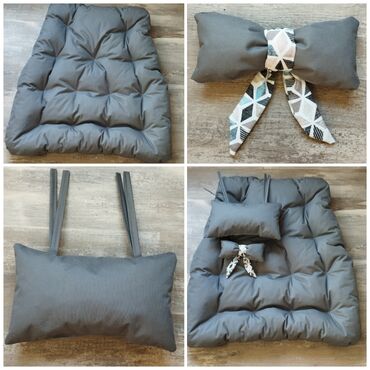 jastuci za baštenske ljuljaške: Chair pads, color - Grey