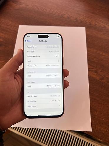 Apple iPhone: IPhone 17 Pro Max, 256 GB, Narıncı, Face ID — 8