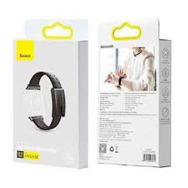 bas ortusu: Baseus Slip-Thru LBWSE-01 Apple Watch 38/40/41 mm Silikon Kəmər — — 3