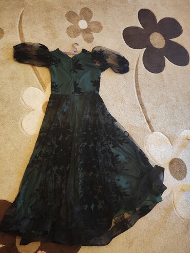 uzun donlar: Вечернее платье, Макси, XL (EU 42)