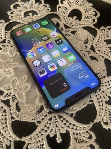 iphone x 200 azn: IPhone X, 64 GB, Qara, Face ID