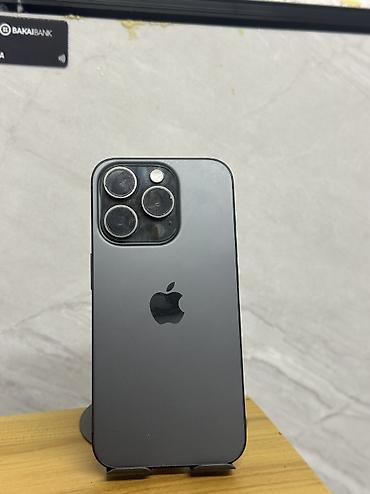 IPhone 15 Pro, Б/у, 512 ГБ, Черный, Кабель, 80 %