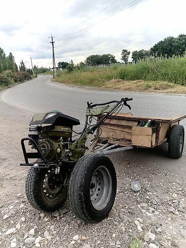 qoşqu ev: Qoşqulu motoblok / kiçik kənd təsərrüfatı nəqliyyatı. Güclü benzin — 5