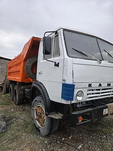 Другой строительный транспорт: Самосвал КАМАЗ 6x4 - Кузов самосвальный, оранжевый, поднимается — 1
