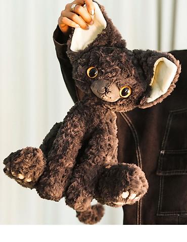 Игрушки: 🐱 Мягкая игрушка «Кот Девон-рекс» — 35 см Милый плюшевый котик с — 7