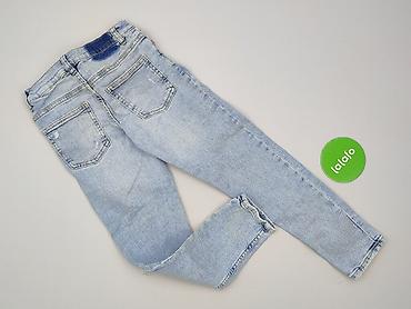 stadivarius cargo: Spodnie jeansowe, Zara, 9 lat, 128/134, stan - Idealny — 3