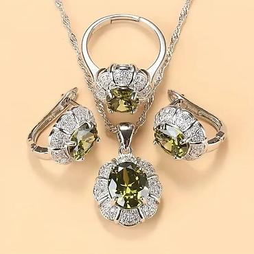 Ostali nakit: Lanac sa priveskom,minđuše i prsten (podesiv)
Cena:1900din — 1