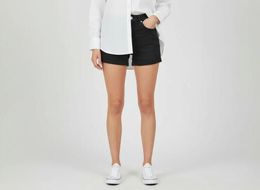 krótkie spodenki damskie z wysokim stanem duże rozmiary: Sinsay, Shorts for women, size S