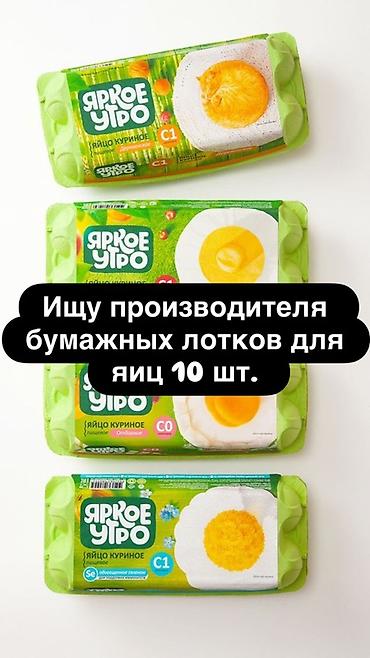 Бумажные лотки для яиц на 10 штук - Формат: упаковка на 10 яиц - at lalafo.kg Бумажные лотки для яиц на 10 штук - Формат: упаковка на 10 яиц -