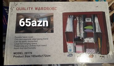 Dolablar: Yeni, 2 qapılı Düz dolab, Qarderob, paltar dolabı — 2