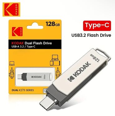 fləş: 💥 KODAK 128GB Dual Flash Drive – Sürət, Zövq və Etibarlılıq! 💥 💾 KODAK