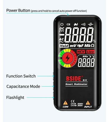 Multimetrlər və testerlər: Multimetr, Yeni, Rəqəmsal, Zəmanətli, Rayonlara çatdırılma, Pulsuz çatdırılma — 3
