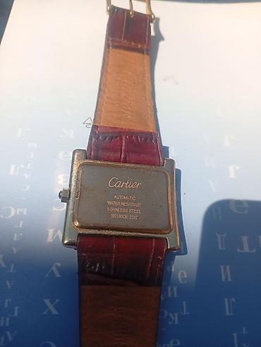 barter saat: İşlənmiş, Qol saatı, Cartier, rəng - Qızılı — 2
