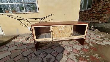 Товары и оборудование для с/х животных: Клетка для животных с деревянным каркасом и металлической сеткой — 21