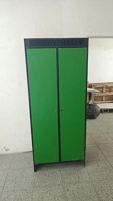 2el dolablar: Metall şkaf – 2 qapılı, havalandırma panjurlu üst hissə ilə — 4