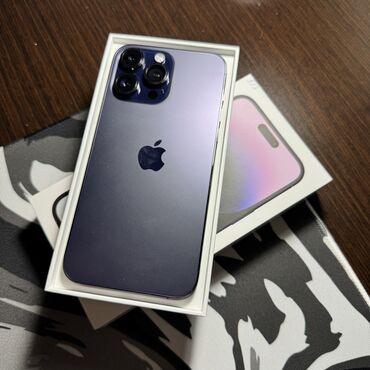 Apple iPhone: IPhone 14 Pro Max, Б/у, 512 ГБ, Deep Purple, Коробка, 88 %