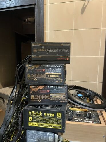 Izvori napajanja: Više PC/Miner napajanja sa kablovima – različiti modeli i snage U — 3