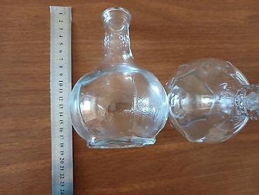 Qab-qacaq və mətbəx ləvazimatları: Qrafinlər,işlənməyib,0.5 l. tutur,biri 10manat,ikisini götürəndə — 3