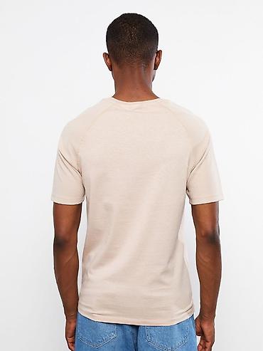 pull and bear: Futbolka, Lc Waikiki, 2XL, rəng - Bej — 2